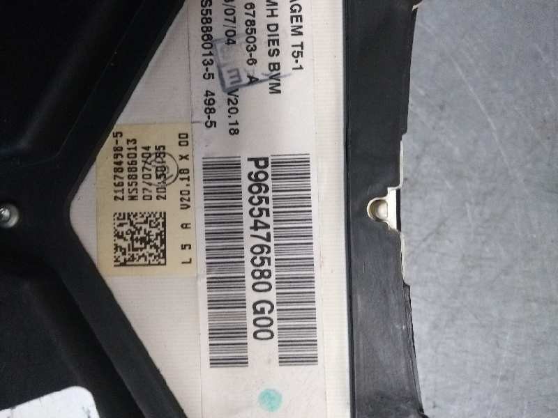 Recambio de cuadro instrumentos para peugeot 307 break / sw (s1) xr clim referencia OEM IAM P9655476580 G00 NS58860135