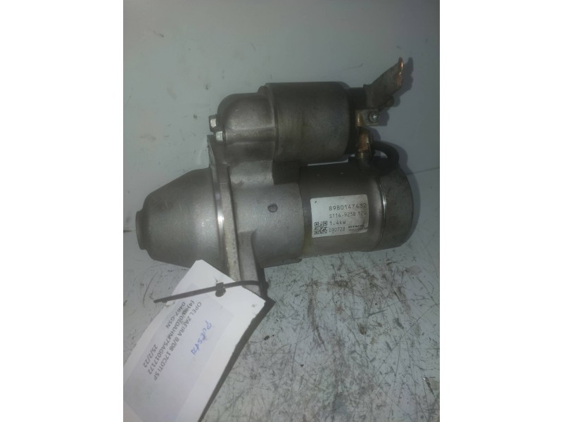Recambio de motor arranque para opel zafira b energy referencia OEM IAM 8980147432 HITACHI 