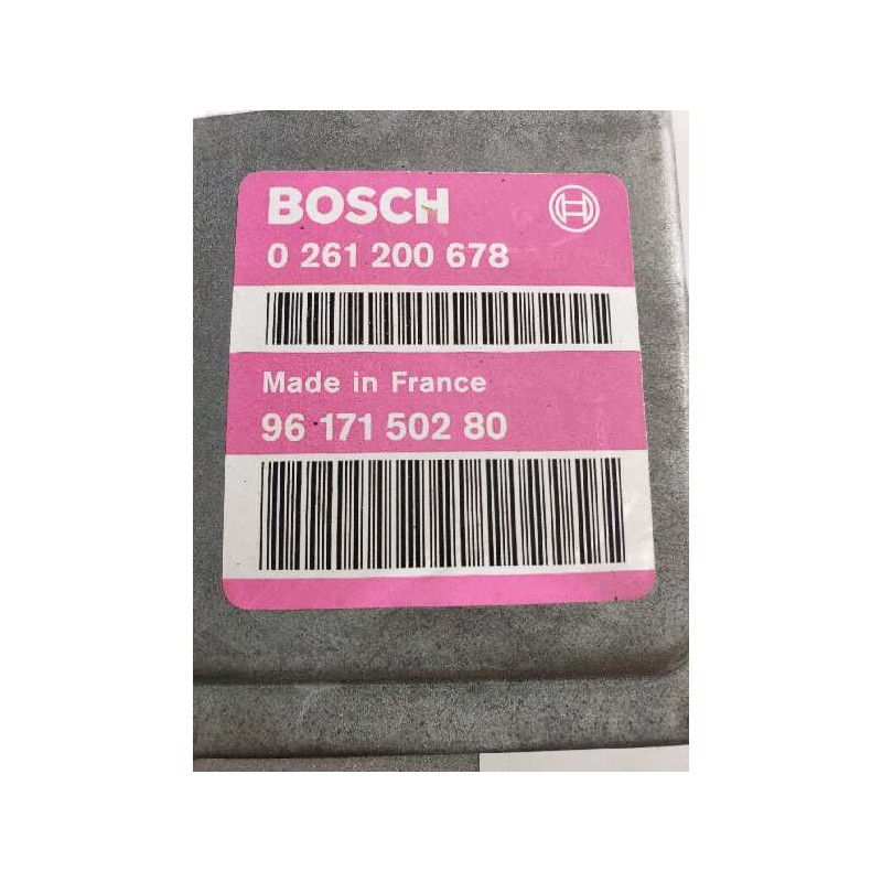Recambio de centralita motor uce para peugeot 306 berlina 3/5 puertas (s1) graffic referencia OEM IAM 0261200678 9617150280 944