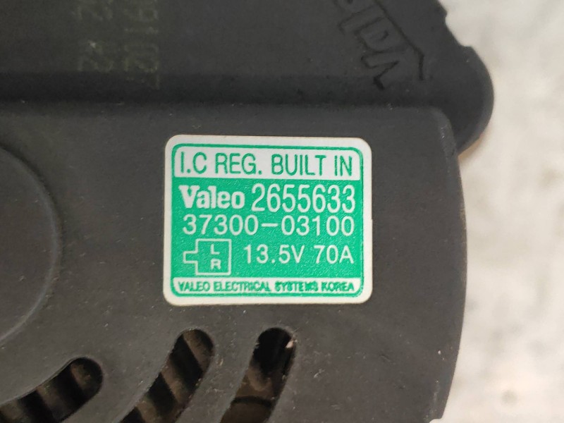 Recambio de alternador para hyundai i20 classic referencia OEM IAM 3730003100 2655633 