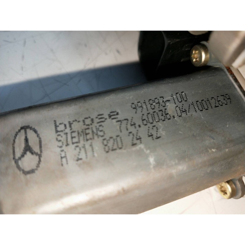 Recambio de elevalunas trasero izquierdo para mercedes clase e (w211) berlina 2.7 cdi cat referencia OEM IAM A2118202442 9918931