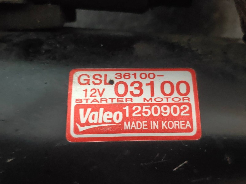 Recambio de motor arranque para hyundai i20 classic referencia OEM IAM 3610003100 1250902 