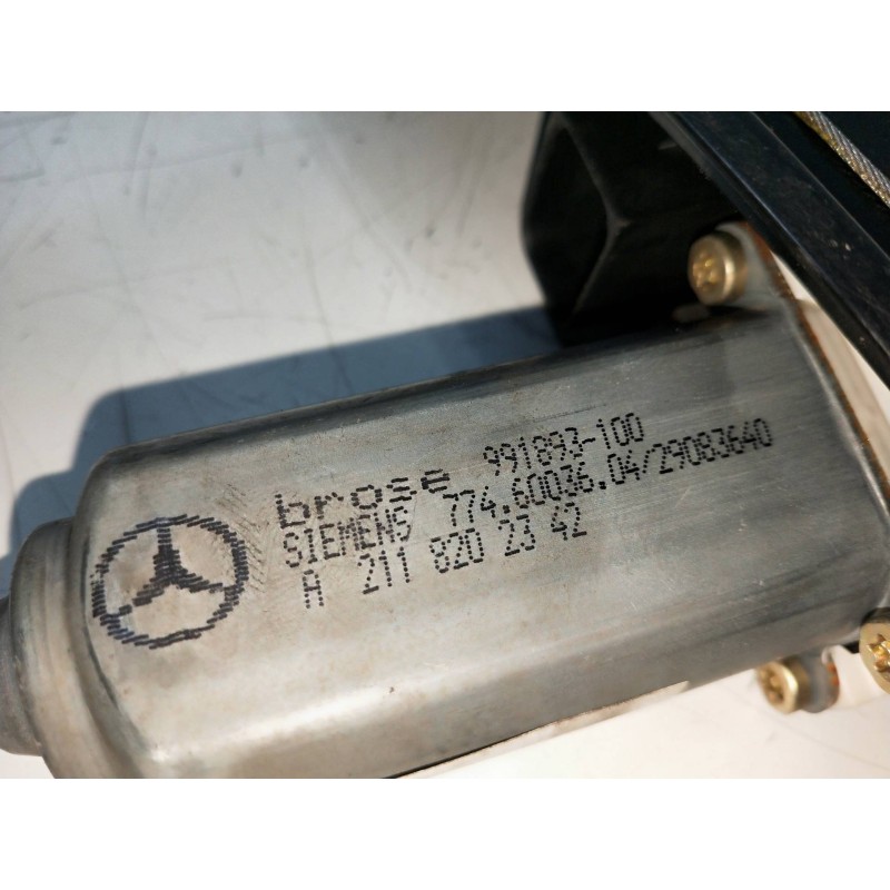 Recambio de elevalunas trasero izquierdo para mercedes clase e (w211) berlina 2.2 cdi cat referencia OEM IAM A2118202342 9918931