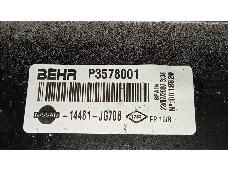 Recambio de intercooler para nissan x-trail (t31) le referencia OEM IAM 14461JG70B  