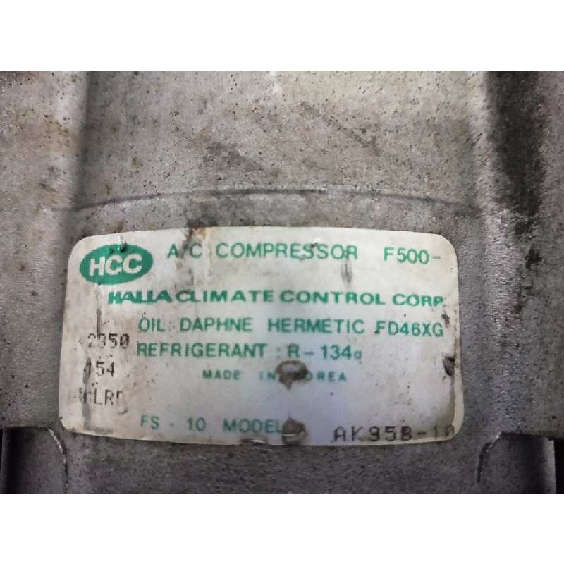 Recambio de compresor aire acondicionado para hyundai coupe (rd) 2.0 16v cat referencia OEM IAM AK95B10 F500 FD46XG