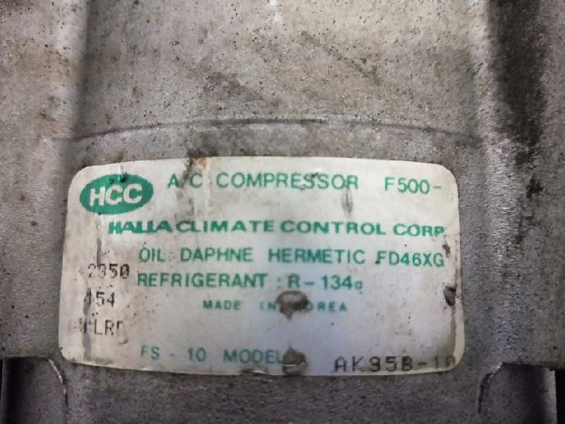 Recambio de compresor aire acondicionado para hyundai coupe (rd) 2.0 16v cat referencia OEM IAM AK95B10 F500 FD46XG