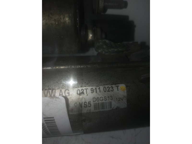 Recambio de motor arranque para seat altea xl (5p5) reference referencia OEM IAM 02T911023T  