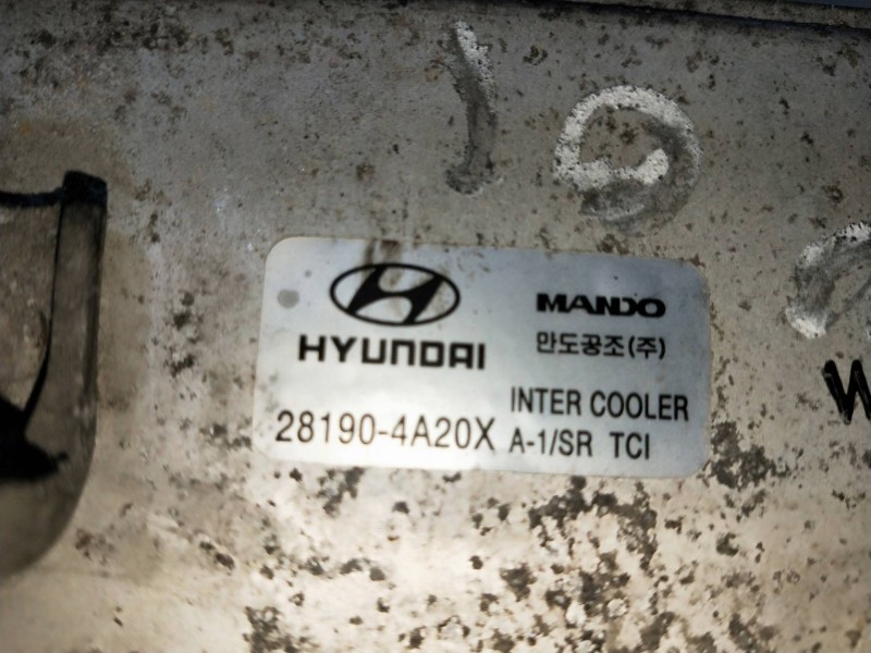 Recambio de intercooler para hyundai h 1 2.5 turbodiesel referencia OEM IAM 281904A20X  