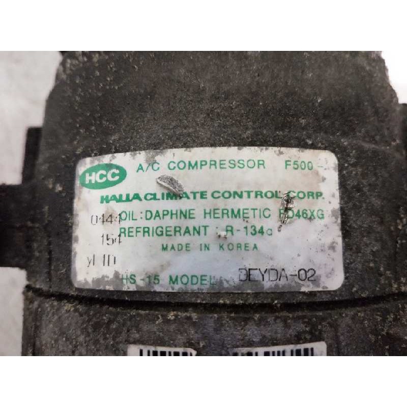 Recambio de compresor aire acondicionado para hyundai matrix (fc) 1.5 crdi cat referencia OEM IAM DEYDA02 F500 
