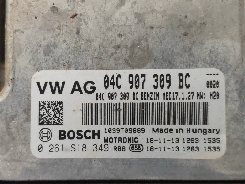Recambio de centralita motor uce para seat arona style referencia OEM IAM 0261S18349 04C907309BC 04C906025AB