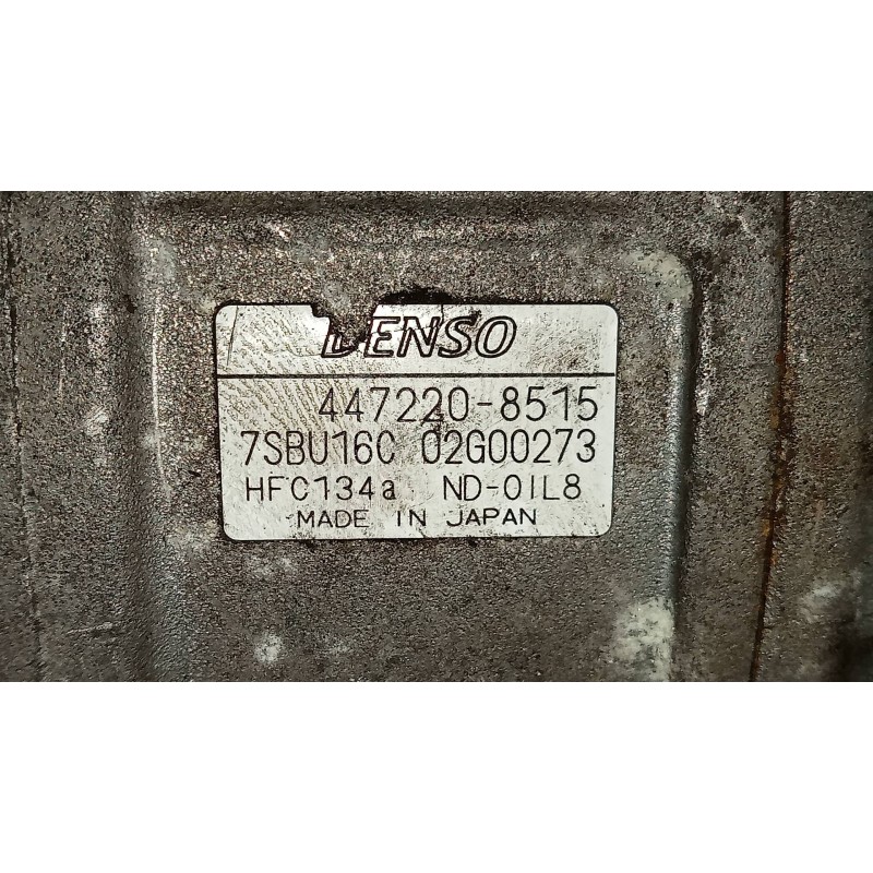 Recambio de compresor aire acondicionado para mg rover serie 75 (rj) 2.0 cdti classic referencia OEM IAM 4472208515 02G00273 