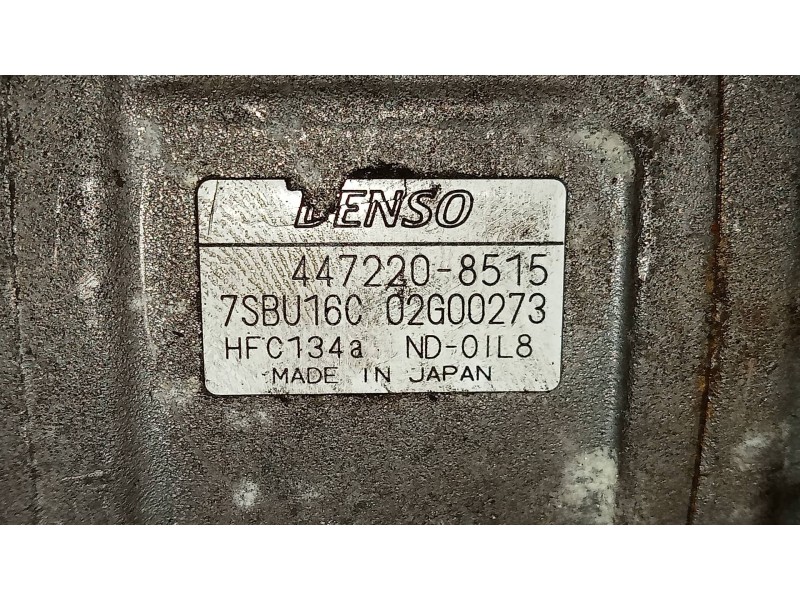 Recambio de compresor aire acondicionado para mg rover serie 75 (rj) 2.0 cdti classic referencia OEM IAM 4472208515 02G00273 