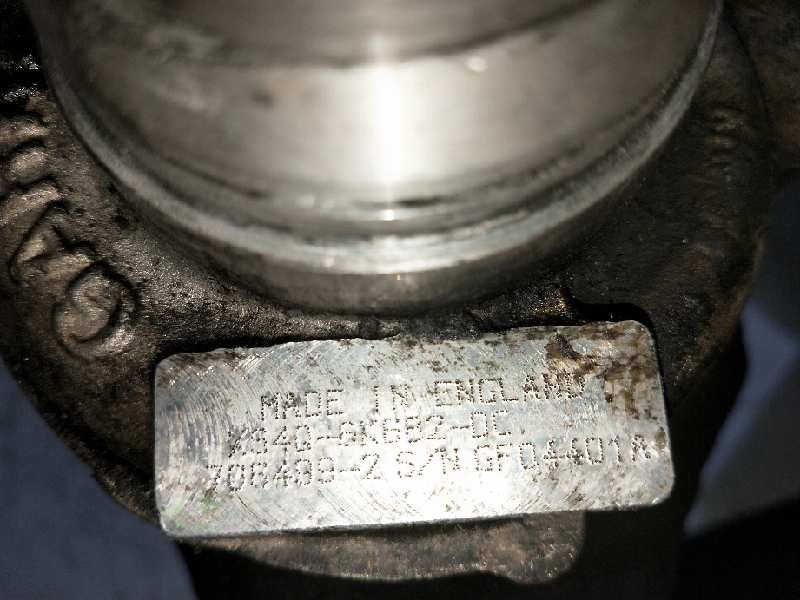 Recambio de turbocompresor para ford transit connect (tc7) 1.8 tdci cat referencia OEM IAM 7064992 XS4Q6K682DC 