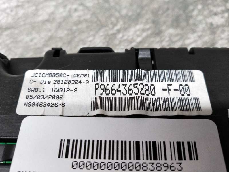 Recambio de cuadro instrumentos para citroen c4 picasso sx referencia OEM IAM P9664365280 F00 281203249