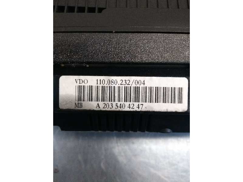 Recambio de cuadro instrumentos para mercedes clase c (w203) sportcoupe c 200 cdi (la) (203.707) referencia OEM IAM 110080232004