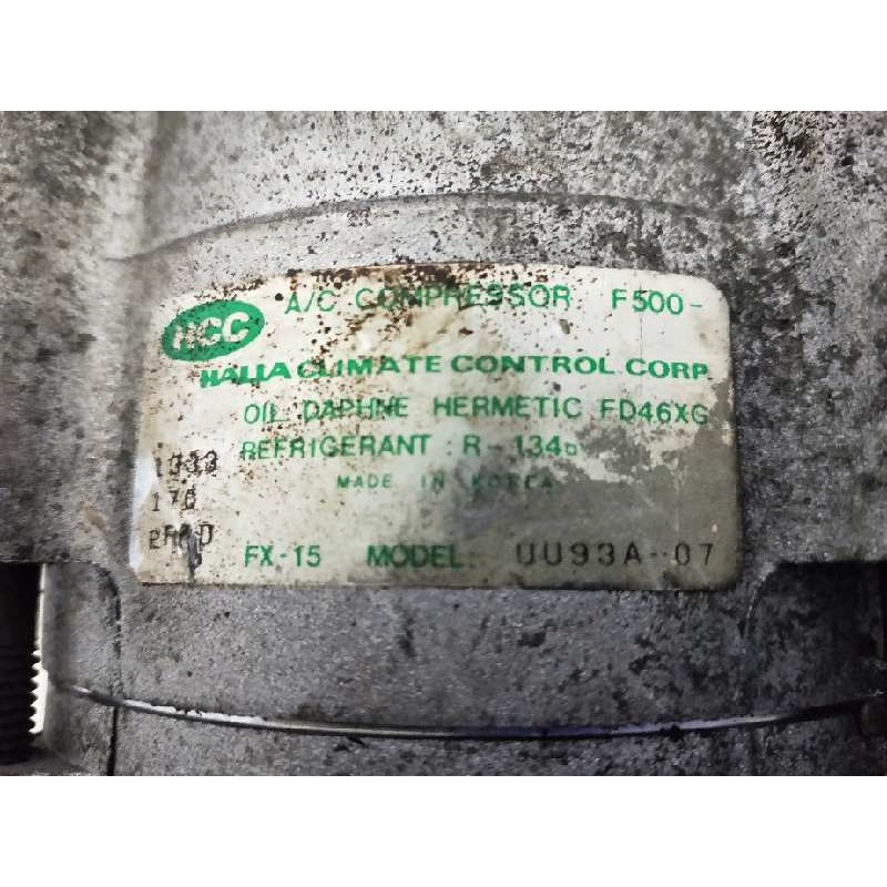 Recambio de compresor aire acondicionado para hyundai sonata (y3) 2.0 16v cat referencia OEM IAM QU93A07 F500 