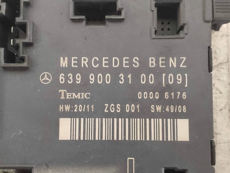 Recambio de modulo electronico para mercedes vito kasten (639) 113 cdi lang (639.603) referencia OEM IAM 639900320009 00006176 