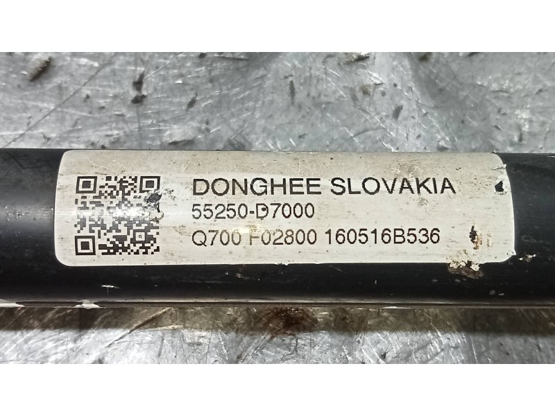 Recambio de brazo suspension superior trasero izquierdo para kia sportage business 2wd referencia OEM IAM 55250D7000  