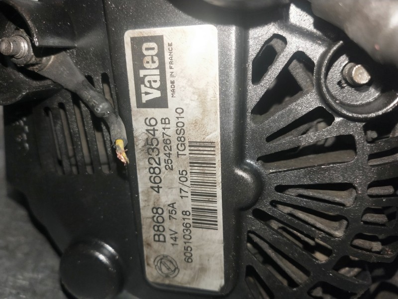 Recambio de alternador para fiat doblo (119) 1.3 16v jtd dynamic multijet referencia OEM IAM 46822346  