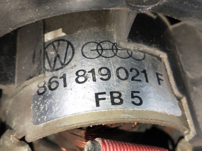 Recambio de motor calefaccion para volkswagen polo (867/871/873) 1.3 referencia OEM IAM 861819021F  