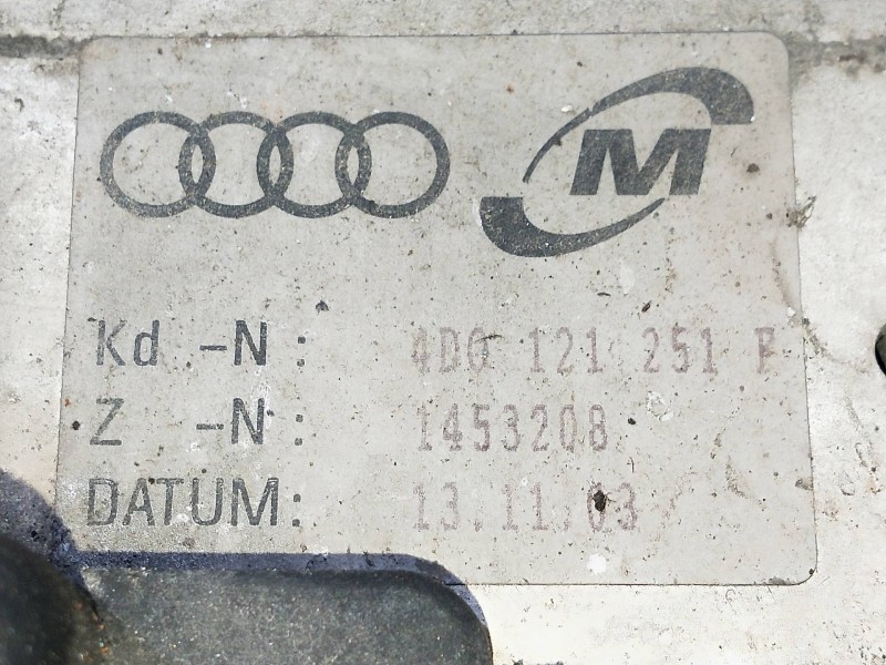 Recambio de radiador agua para audi s8 (d2) 4.2 referencia OEM IAM 4D0121251P 1453208 