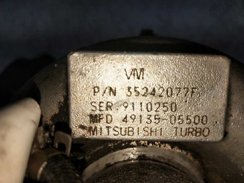 Recambio de turbocompresor para jeep gr.cherokee (wj/wg) 3.1 td cat referencia OEM IAM 35242077F 491350550 