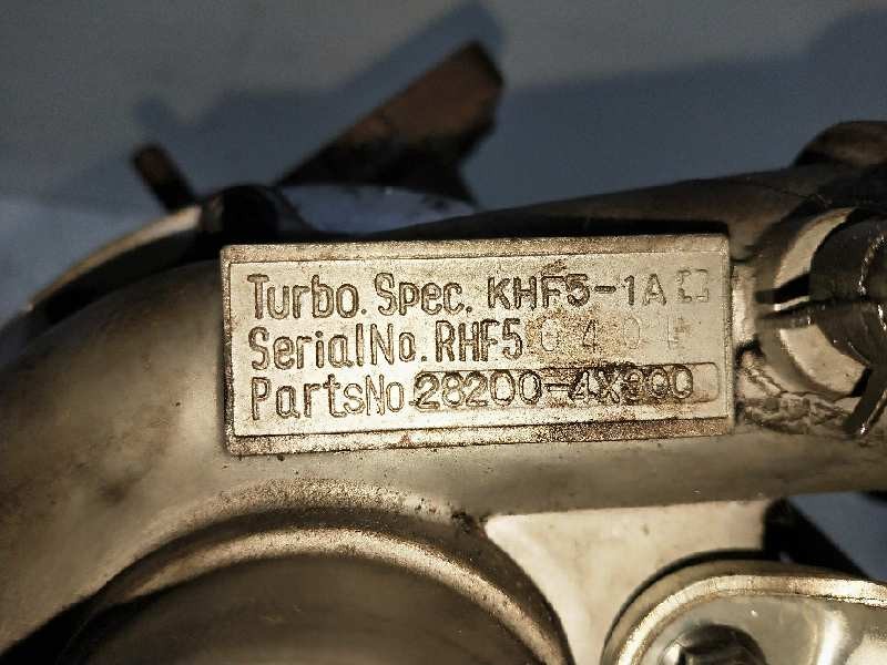 Recambio de turbocompresor para kia carnival ii 2.9 crdi cat referencia OEM IAM 282004X300 KHF51A  Recambio de turbocompresor para kia carnival ii 2.9 crdi cat referencia OEM IAM 282004X300 KHF51A