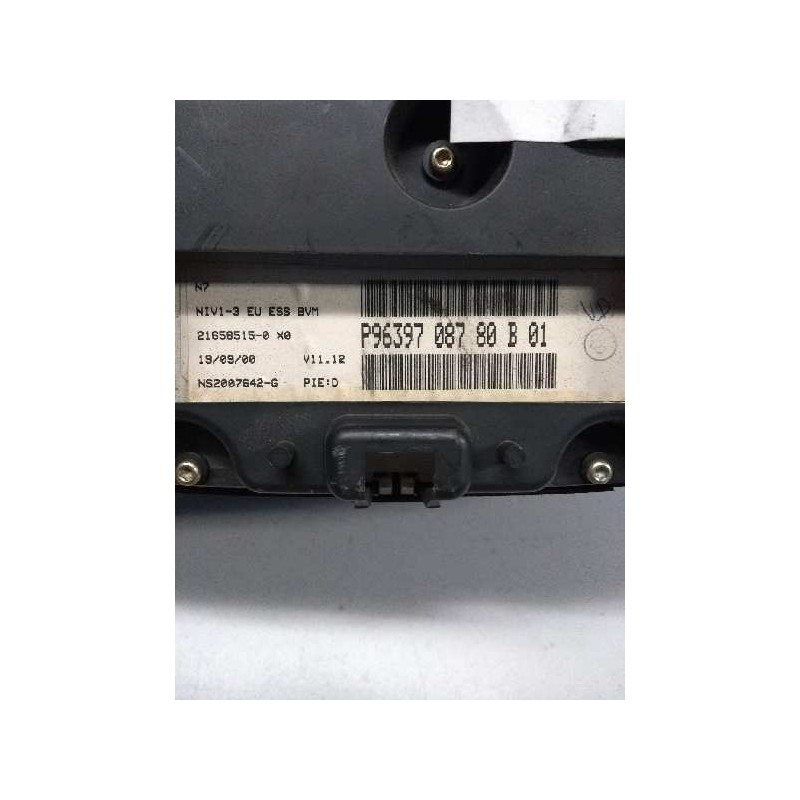 Recambio de cuadro instrumentos para citroen xsara berlina 1.4 chrono referencia OEM IAM P9639708780 B01 216585150