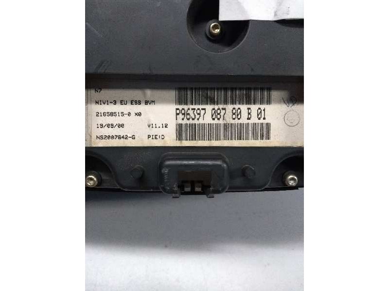 Recambio de cuadro instrumentos para citroen xsara berlina 1.4 chrono referencia OEM IAM P9639708780 B01 216585150