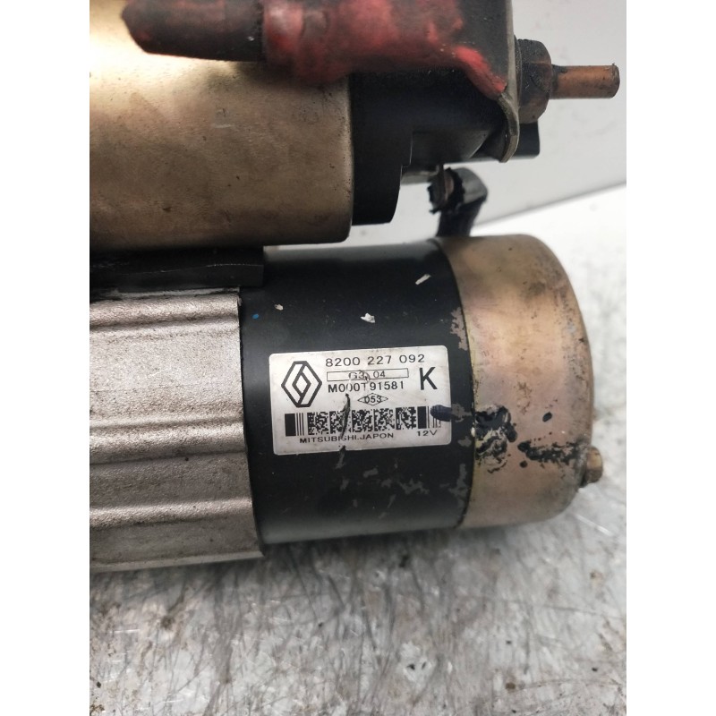 Recambio de motor arranque para nissan kubistar (x76) 1.5 dci turbodiesel cat referencia OEM IAM M000T91581 MITSUBISHI 15 CDI