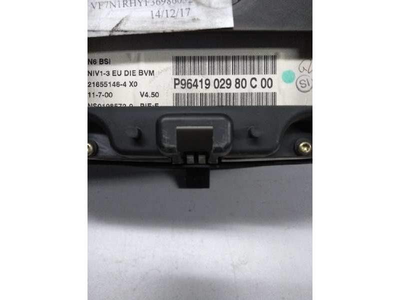 Recambio de cuadro instrumentos para citroen xsara berlina 2.0 hdi sx (66kw) referencia OEM IAM P9641902980 C00 216551464