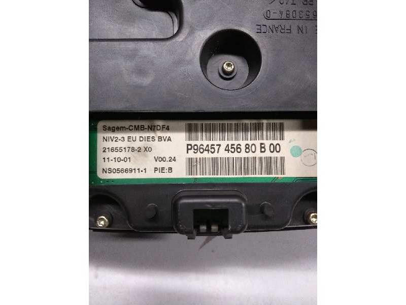 Recambio de cuadro instrumentos para citroen xsara berlina 2.0 hdi sx (80kw) referencia OEM IAM P9645745680 B00 216551782