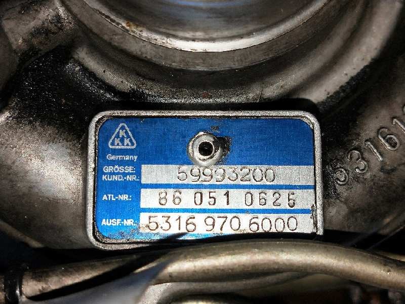 Recambio de turbocompresor para lancia prisma 1.9 turbodiesel referencia OEM IAM 59993200 53169706000  Recambio de turbocompresor para lancia prisma 1.9 turbodiesel referencia OEM IAM 59993200 53169706000