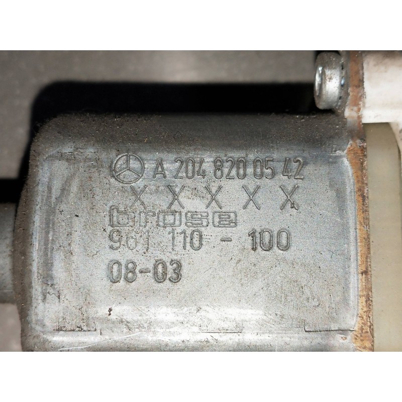 Recambio de elevalunas trasero derecho para mercedes clase c (w204) berlina 2.2 cdi cat referencia OEM IAM A2048200542 961110100
