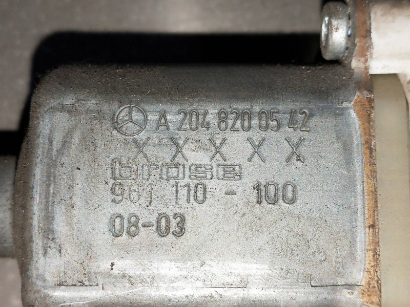 Recambio de elevalunas trasero derecho para mercedes clase c (w204) berlina 2.2 cdi cat referencia OEM IAM A2048200542 961110100