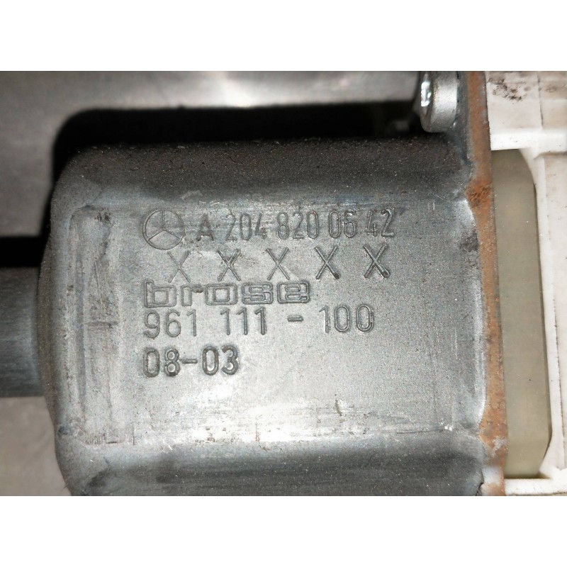 Recambio de elevalunas trasero izquierdo para mercedes clase c (w204) berlina 2.2 cdi cat referencia OEM IAM A2048200642 9611111