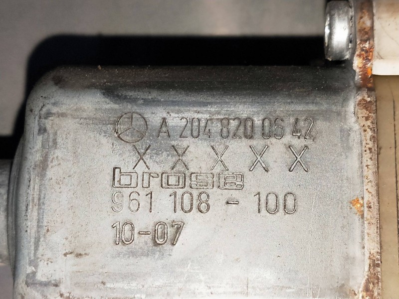 Recambio de elevalunas trasero derecho para mercedes clase c (w204) berlina c 200 cdi blueefficiency (204.001) referencia OEM IA