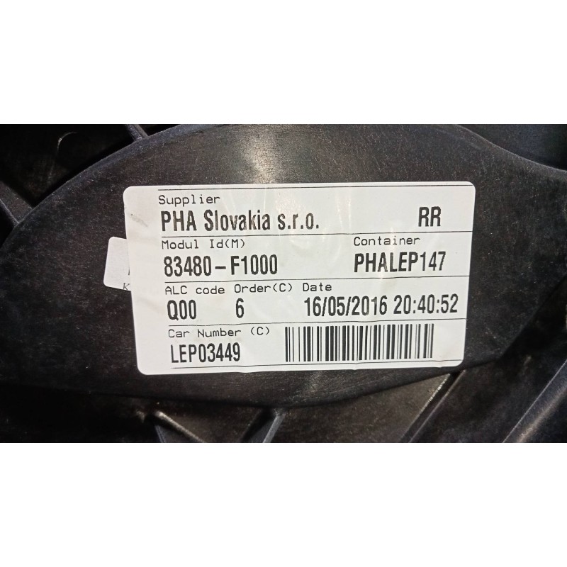 Recambio de elevalunas trasero derecho para kia sportage business 2wd referencia OEM IAM 83480F1000 83460F1000 