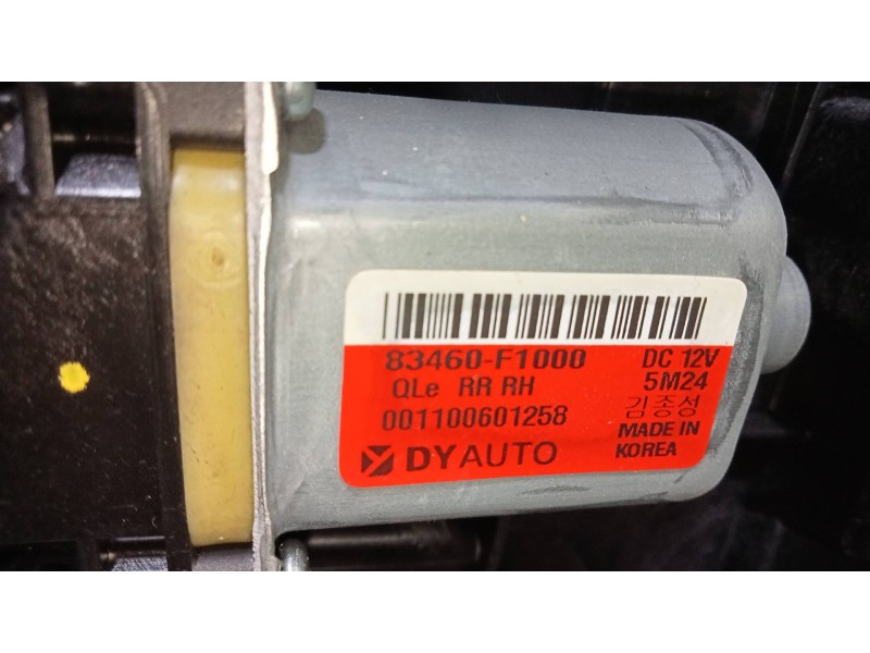 Recambio de elevalunas trasero derecho para kia sportage business 2wd referencia OEM IAM 83480F1000 83460F1000 