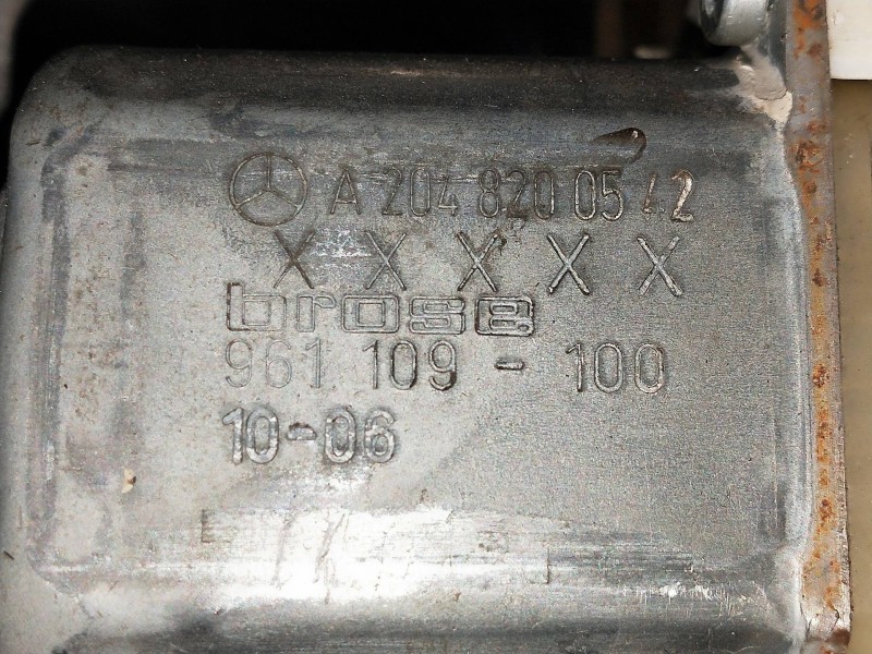 Recambio de elevalunas trasero izquierdo para mercedes clase c (w204) berlina c 200 cdi blueefficiency (204.001) referencia OEM 