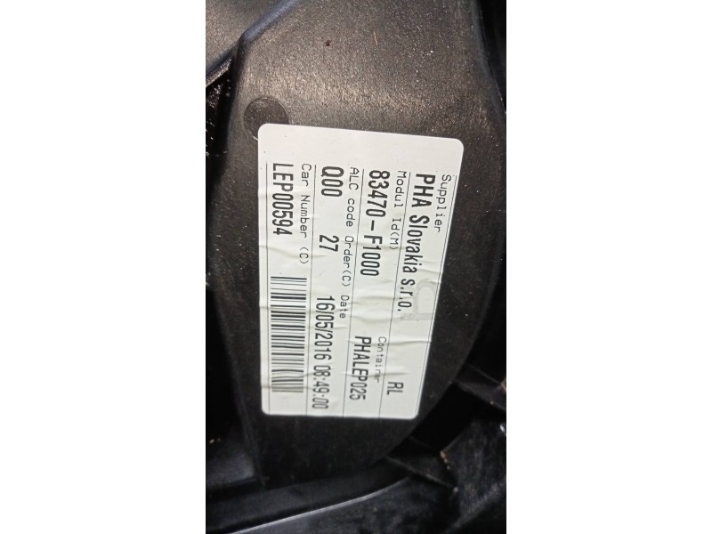 Recambio de elevalunas trasero izquierdo para kia sportage business 2wd referencia OEM IAM 83470F1000 83450F1000 