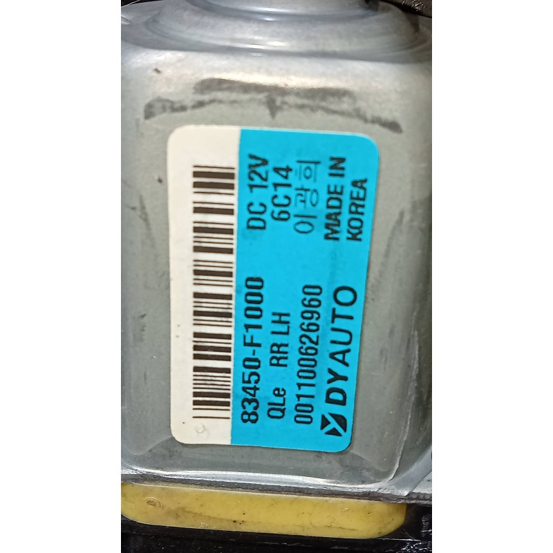 Recambio de elevalunas trasero izquierdo para kia sportage business 2wd referencia OEM IAM 83470F1000 83450F1000 