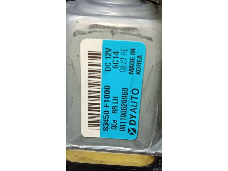 Recambio de elevalunas trasero izquierdo para kia sportage business 2wd referencia OEM IAM 83470F1000 83450F1000 