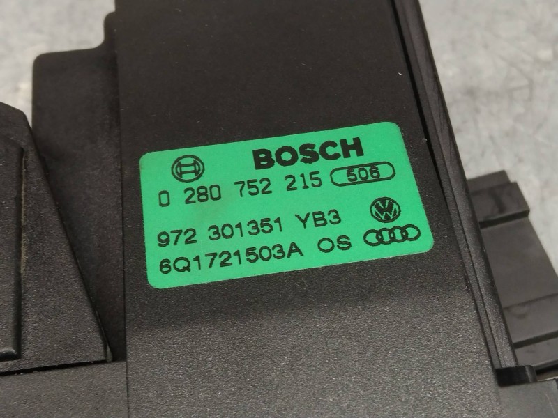Recambio de potenciometro pedal para skoda fabia (6y2/6y3) comfort referencia OEM IAM 0280752215 6Q1721503A 