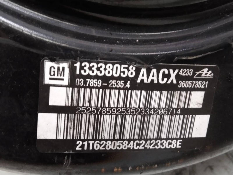 Recambio de servofreno para opel astra j lim. excellence referencia OEM IAM 13338058 03785925354 