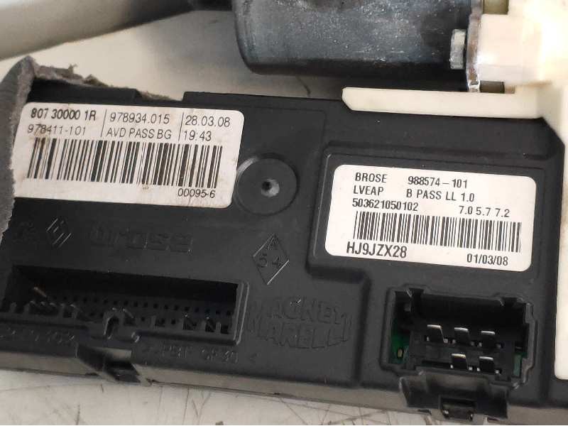 Recambio de elevalunas delantero derecho para renault laguna iii expression referencia OEM IAM 974824103 988574101 807300001R 80