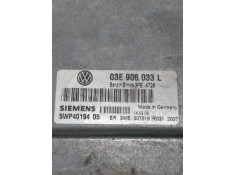 Recambio de centralita motor uce para volkswagen polo (9n1) conceptline referencia OEM IAM 5WP4019405 03E906033L 3PE4726 2