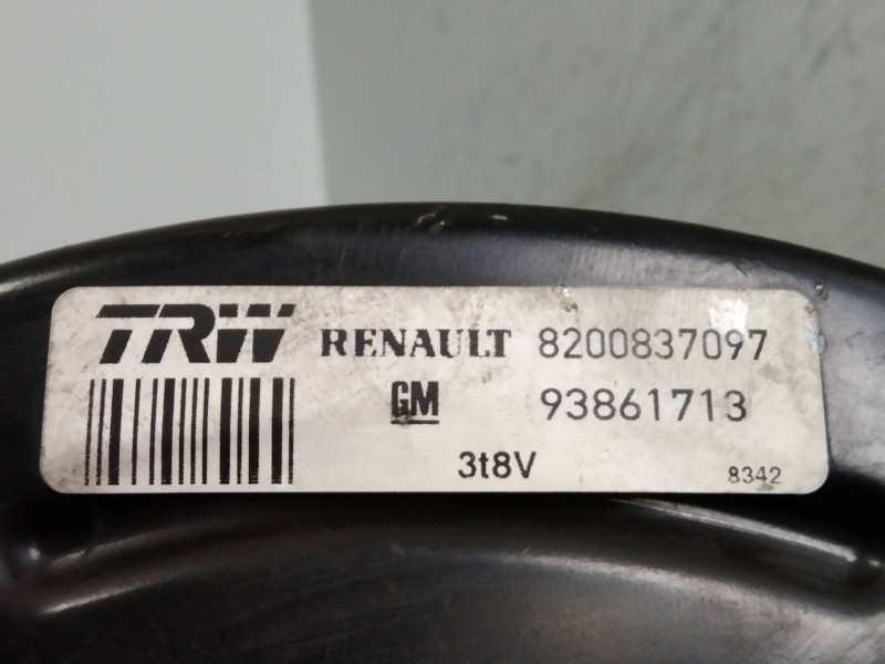 Recambio de servofreno para opel vivaro furgón/combi (07.2006 =>) combi l1h1 2,7t edition referencia OEM IAM 8200837097 93861713
