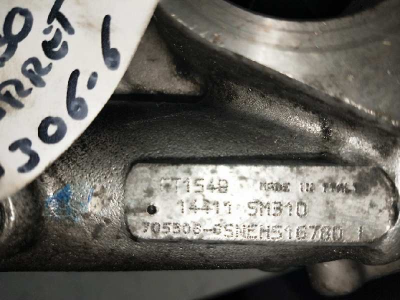 Recambio de turbocompresor para nissan almera (n16/e) 2.2 dci diesel cat referencia OEM IAM 7053066 144115M310 GT1549