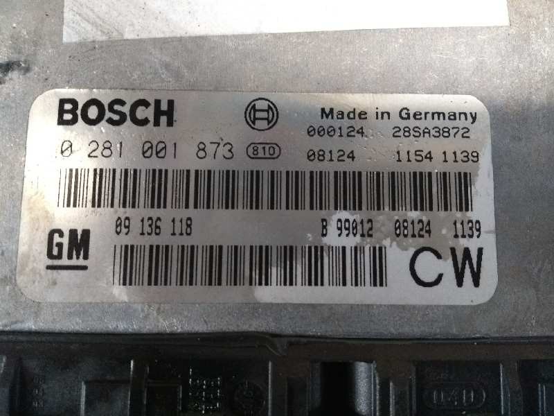 Recambio de centralita motor uce para opel vectra b berlina comfort referencia OEM IAM 0281001873 09136118 CW
